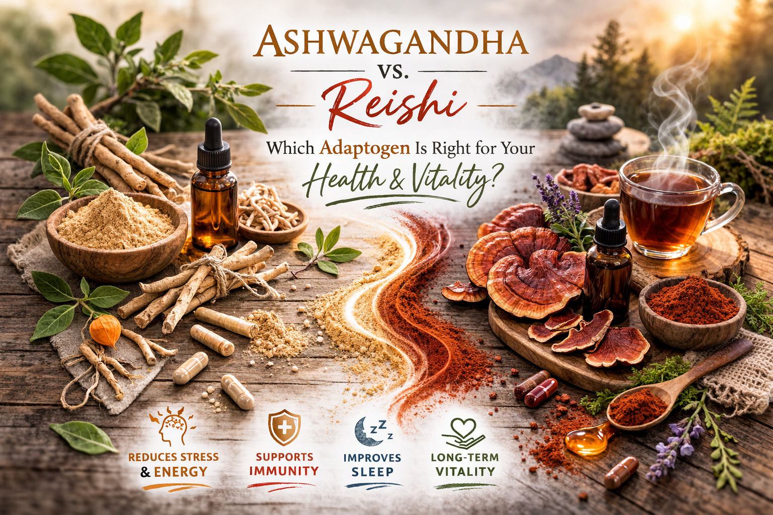 Reishi Vs Ashwagandha: Which Adaptogen Is Right for You? 