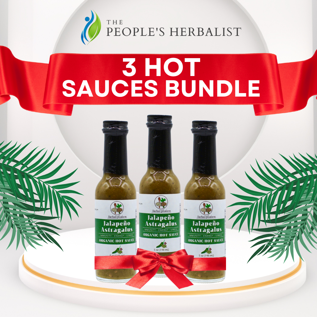 3 Jalapeño Astragalus Hot Sauces Bundle