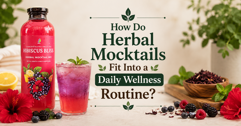 How Do Herbal Mocktails Fit Into a Daily Wellness Routine?