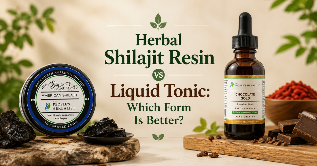 Herbal Shilajit Resin vs Liquid Tonic: Which Form Is Better?