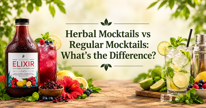Herbal Mocktails vs Regular Mocktails: What's the Difference?