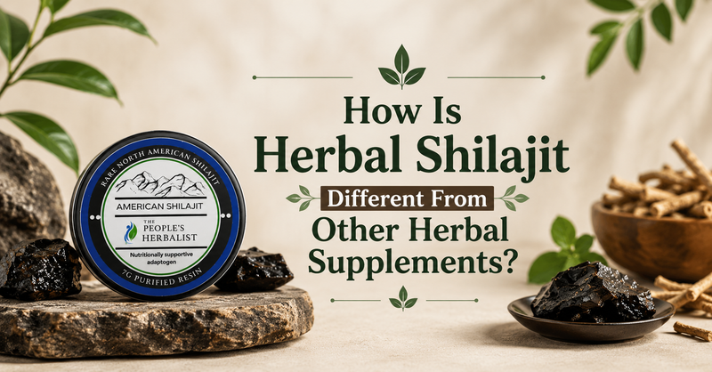 How Is Herbal Shilajit Different From Other Herbal Supplements?