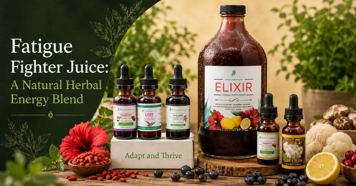 Fatigue Fighter Juice: A Natural Herbal Energy Blend