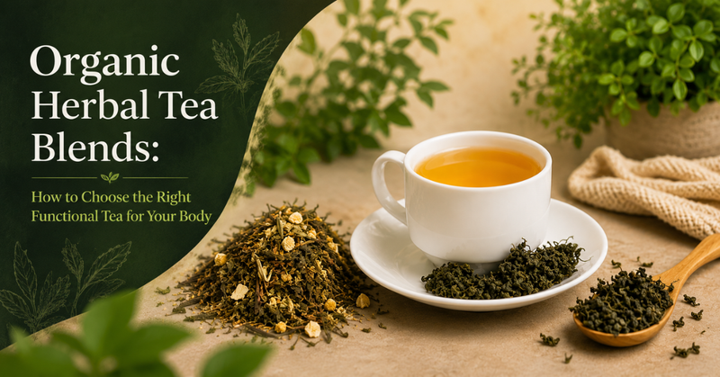 Organic Herbal Tea Blends: How to Choose the Right Functional Tea for Your Body