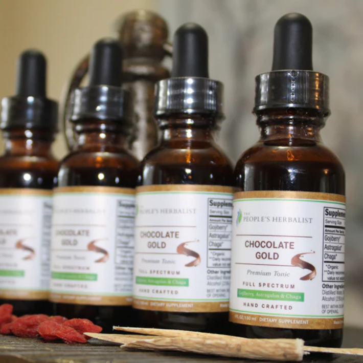 Chocolate Gold Tonic: A Luxurious Herbal Blend by The People’s Herbalist
