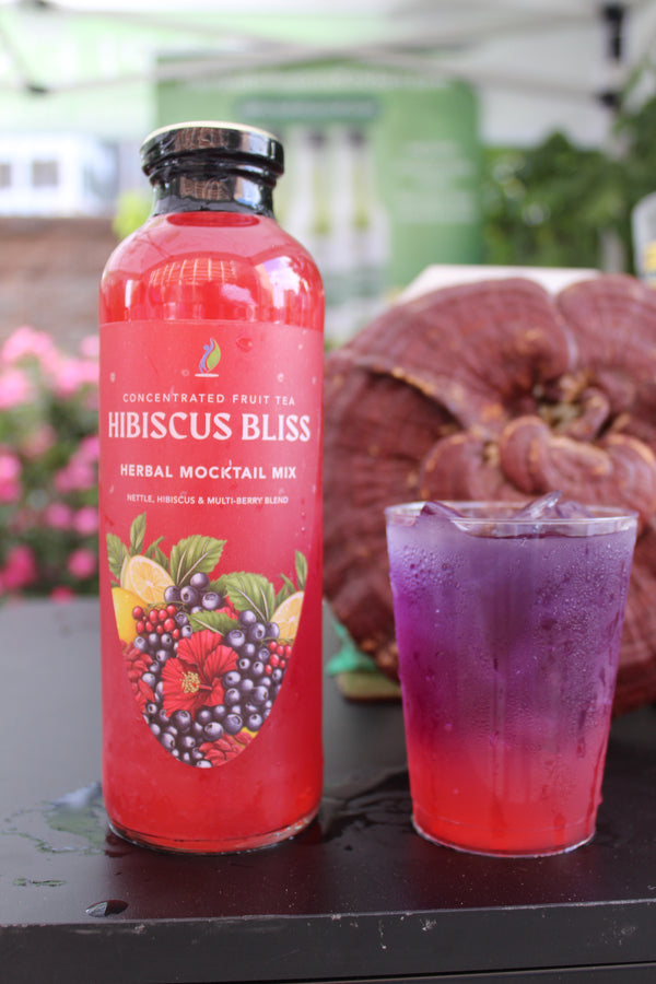16oz Premium Hibiscus Bliss Mocktail mix Blend