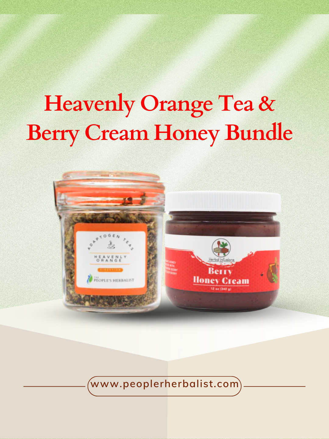 Heavenly Orange Tea & Berry Creamed Honey Bundle