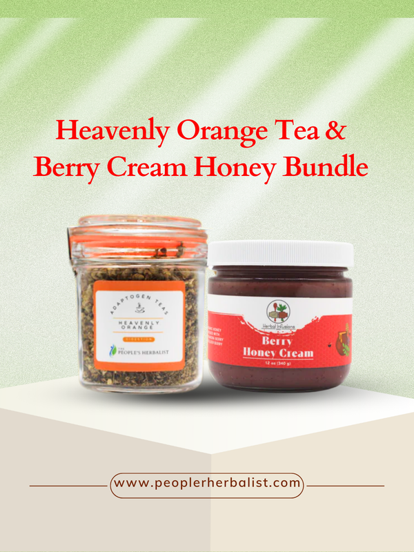 Heavenly Orange Tea & Berry Creamed Honey Bundle