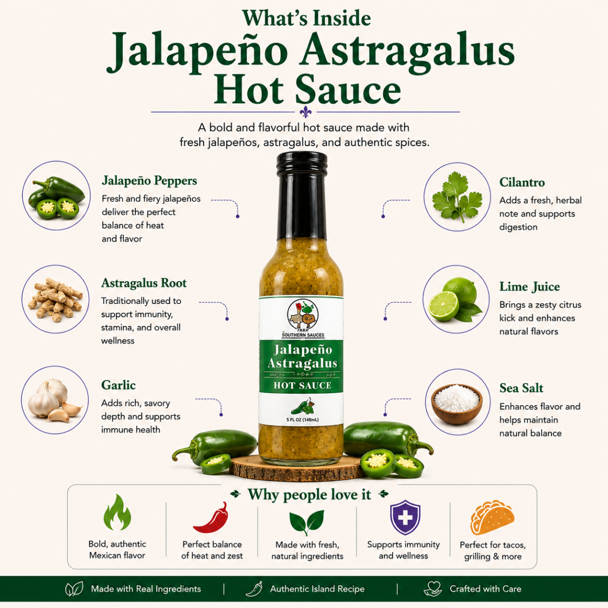 Jalapeno Astragalus Hot Sauce