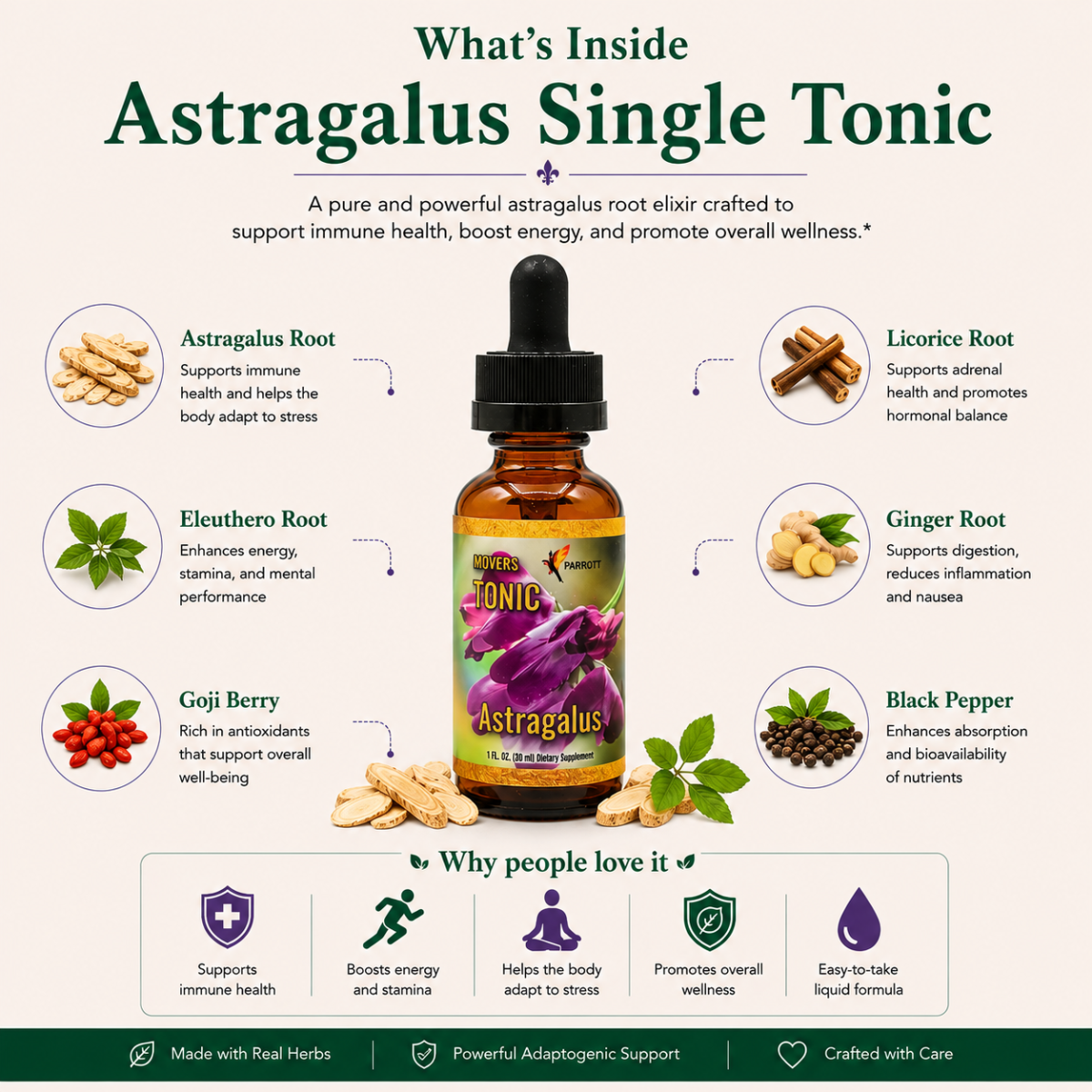 Astragalus Single Tonic